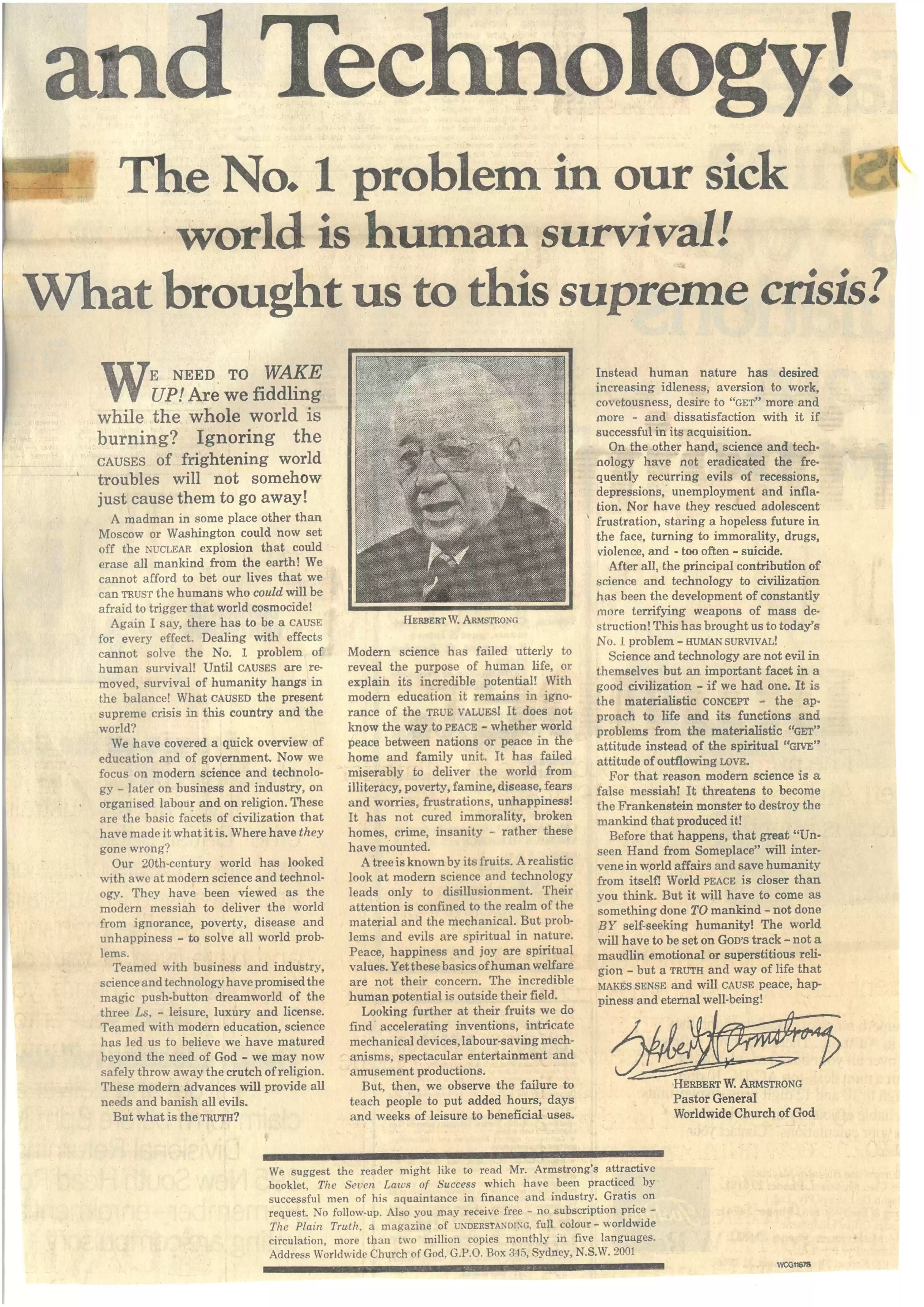 A Voice Cries Out, 2March1981b